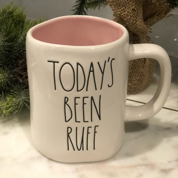 ✨NWT✨ Rae Dunn TODAY’S BEEN RUFF Ceramic Mug - Picture 5 of 5
